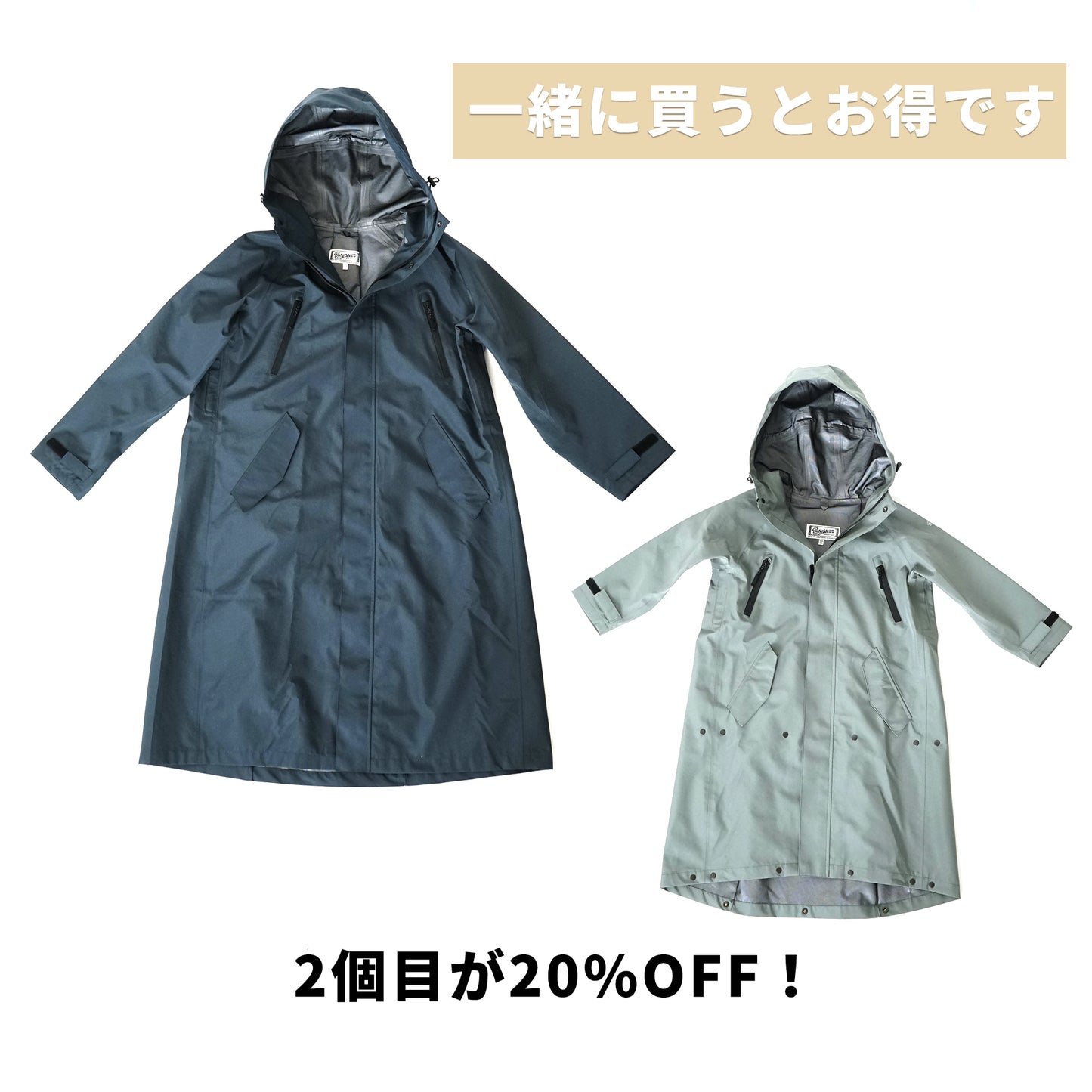 BICYCOVER raincoat rucksack compatible bicycle