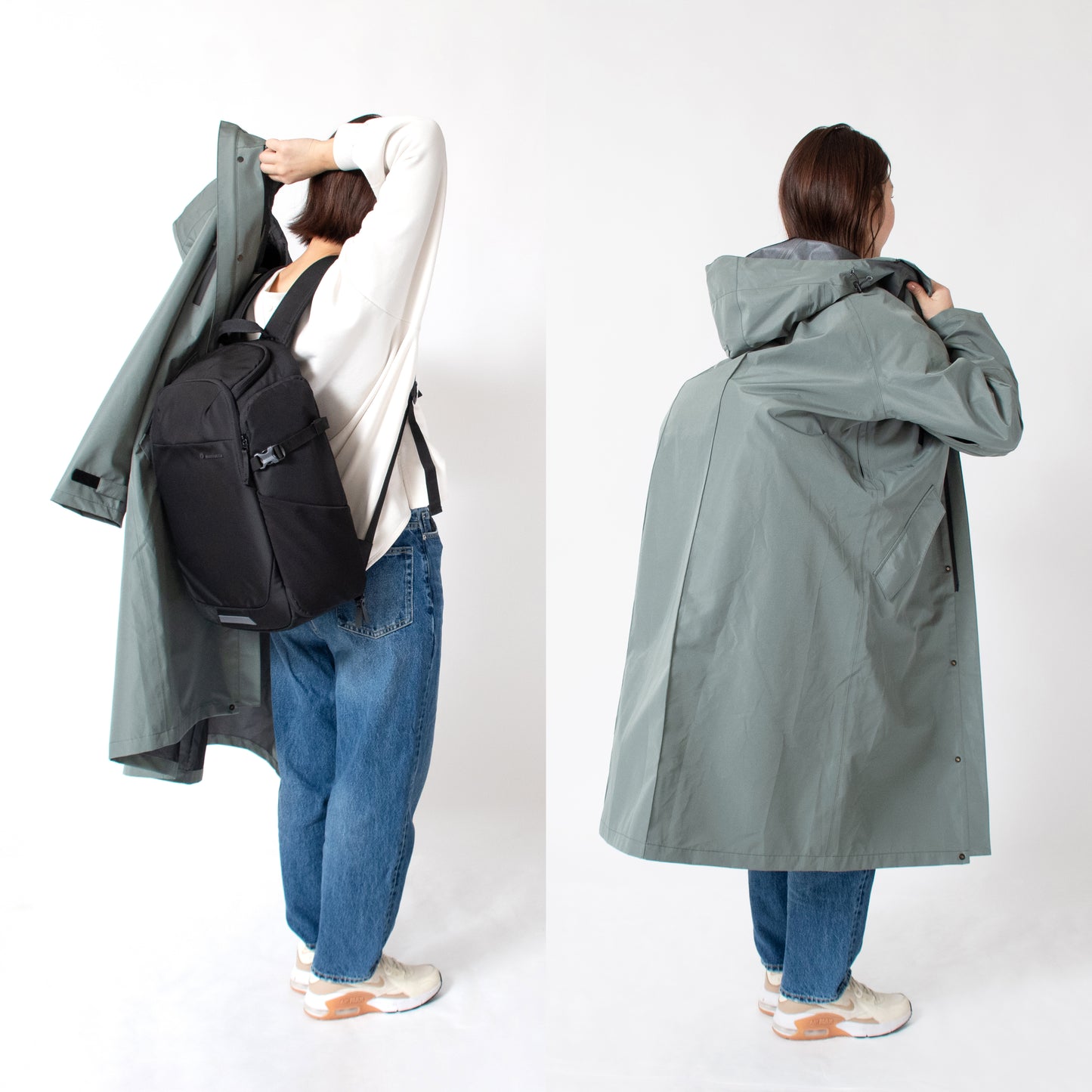 BICYCOVER raincoat rucksack compatible bicycle