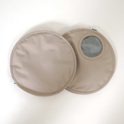 Pancake steering wheel cover